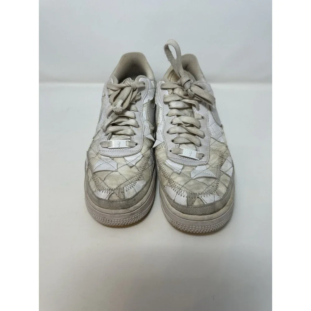 Nike Air Force 1 Billie Eilish Triple White Low Top Shoe -‎ Men 8 Women 9.5